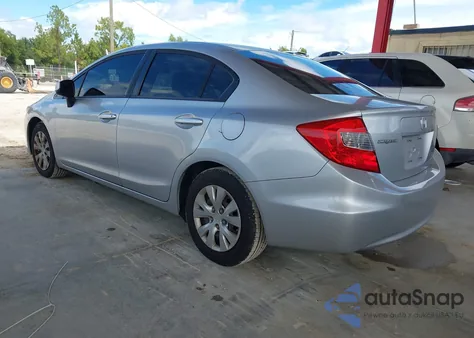 2012 Honda Civic Lx from USA, damaged, VIN 19XFB2F54CE333297